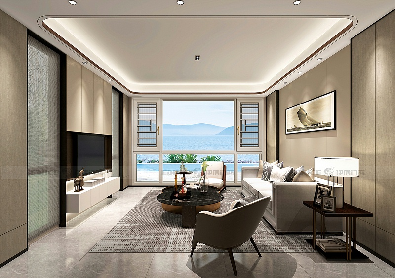 伊盾安全門窗，可拆性安全格，全面提升你的居家生活質量！柏林春天平開窗-ZJ 110mm 灰色