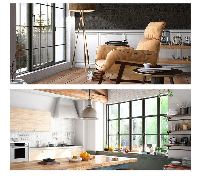 會議室斷橋平開窗